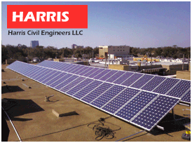 10.5 kW Solar system with 60 PV modules & 2 inverters for Harris Civil Engineering